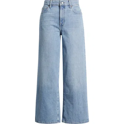 Nordstrom High Waist Wide Leg Jeans In Lenora Wash