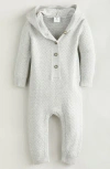 Nordstrom Hooded Pointelle Sweater Romper