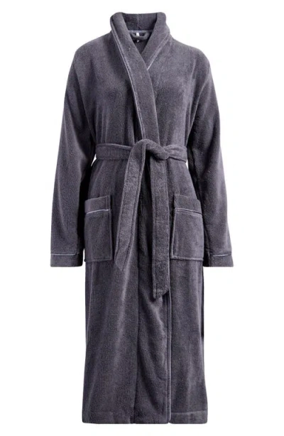 Nordstrom Hydro Cotton Terry Robe In Grey Stonehenge