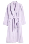 Nordstrom Hydro Cotton Terry Robe In Purple