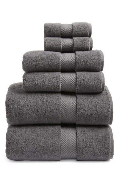 Nordstrom Hydrocotton 6-piece Towel Set In Grey Onxy