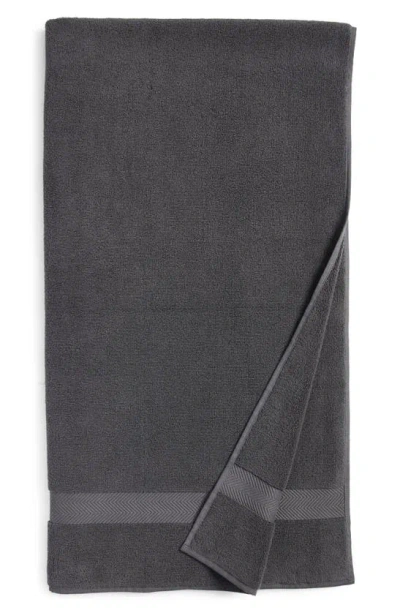 Nordstrom Hydrocotton Bath Sheet In Grey Onyx