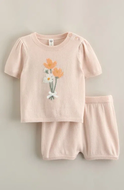 Nordstrom Babies'  Icon Sweater Set In Neutral