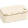Nordstrom Initial Rectangular Jewelry Box In E- Cream- Gold