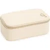 Nordstrom Initial Rectangular Jewelry Box In Q- Cream- Gold