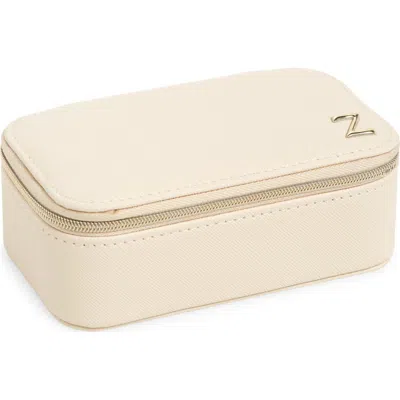Nordstrom Initial Rectangular Jewelry Box In Gold