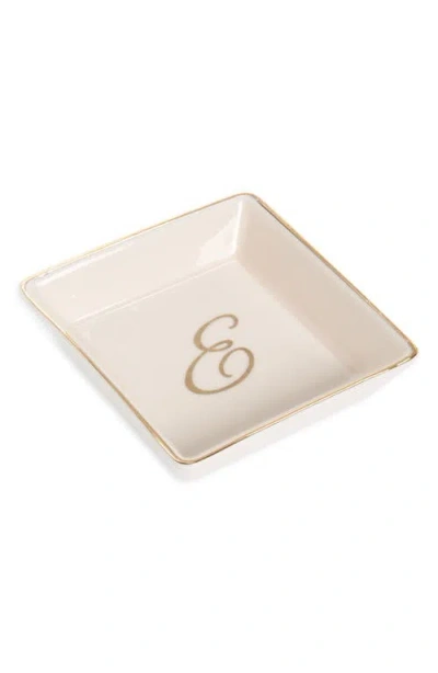 Nordstrom Initial Vanity Tray In Gold