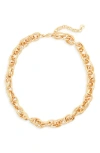 Nordstrom Interlocking Chunky Chain Necklace In Gold