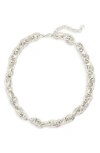 Nordstrom Interlocking Chunky Chain Necklace In Metallic