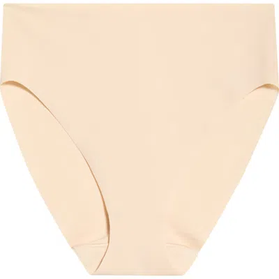 Nordstrom Invisible Edge High Cut Briefs In Neutral