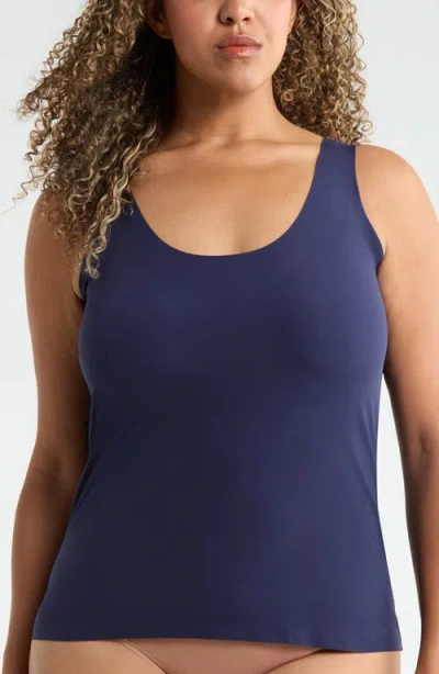 Nordstrom Invisible Edge Tank In Blue