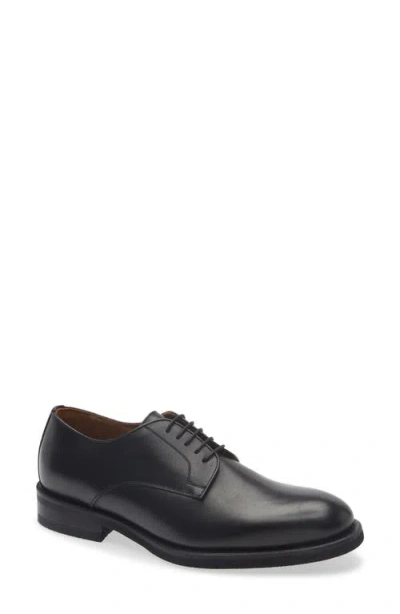 Nordstrom Italian Collection Collodi Plain Toe Blucher Derby In Black