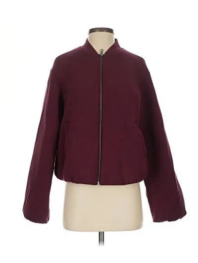 Pre-owned Nordstrom Jacket In Burgundy