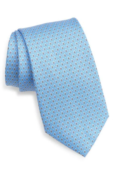 Nordstrom Jacquard Silk Tie In Blue