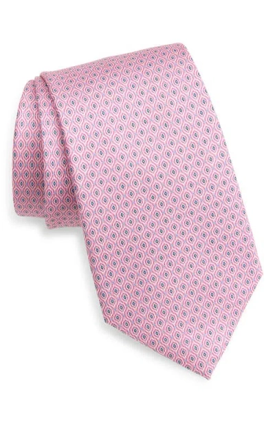 Nordstrom Jacquard Silk Tie In Pink