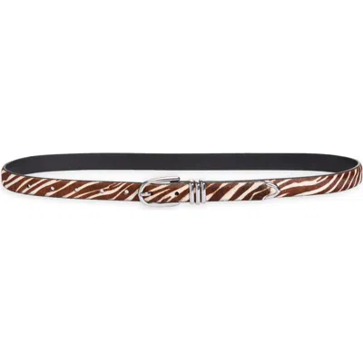 Nordstrom Janae Genuine Calf Hair Belt In Multi
