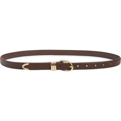 Nordstrom Janae Leather Belt In Brown
