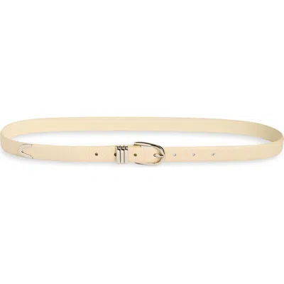 Nordstrom Janae Leather Belt In Neutral