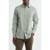 Nordstrom Jayde Plaid Stretch Button-up Shirt In Green