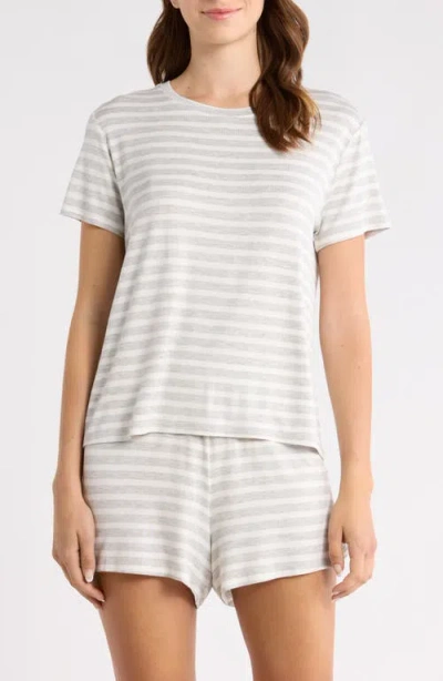 Nordstrom Jersey Shortie Pajamas In Gray