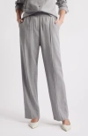 Nordstrom Jet Set Pull-on Twill Pants In Medium Grey Heather