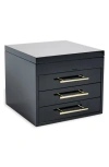 Nordstrom Jewelry Organizer In Black- Black- Gold