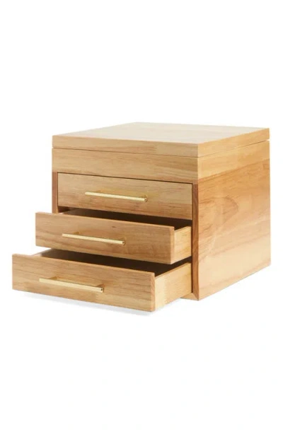 Nordstrom Jewelry Organizer In Natural- Cream- Gold