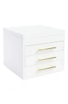Nordstrom Jewelry Organizer In White- Blush- Gold