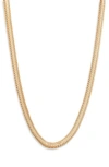 Nordstrom Jumbo Oval Herringbone Chain Necklace In Gold