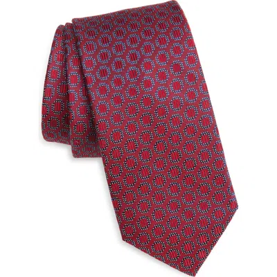 Nordstrom Kayden Neat Silk Tie In Red