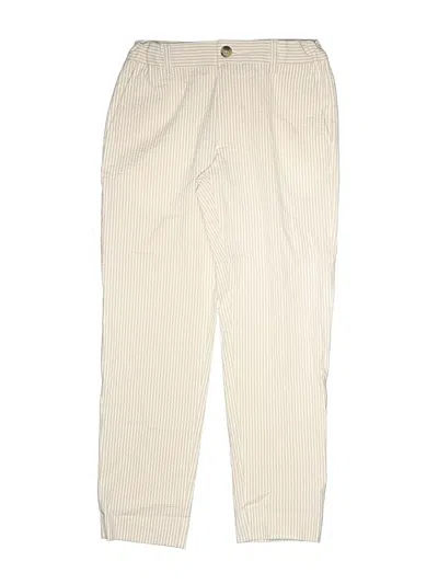 Pre-owned Nordstrom Kids' Khaki Pant In Ivory