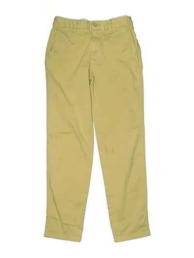 Pre-owned Nordstrom Kids' Khaki Pant In Yellow