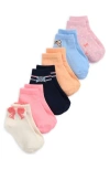 Nordstrom Kids' 6-pack Assorted Quarter Crew Socks