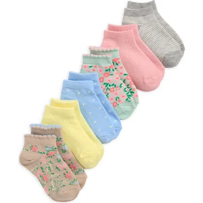 Nordstrom Kids' 6-pack Assorted Scallop No Show Socks