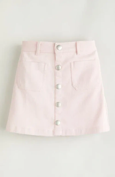Nordstrom Kids' A-line Cotton Twill Skirt In Pink Lotus
