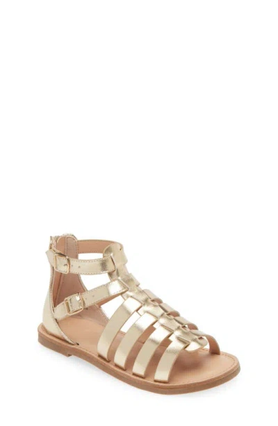 Nordstrom Kids' Annie Ankle Strap Sandal In Gold Metallic