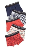 Nordstrom Kids' Assorted 5-pack Boxer Briefs