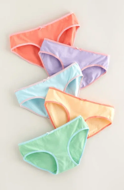 Nordstrom Kids' Assorted 5-pack Hipster Briefs In Multi