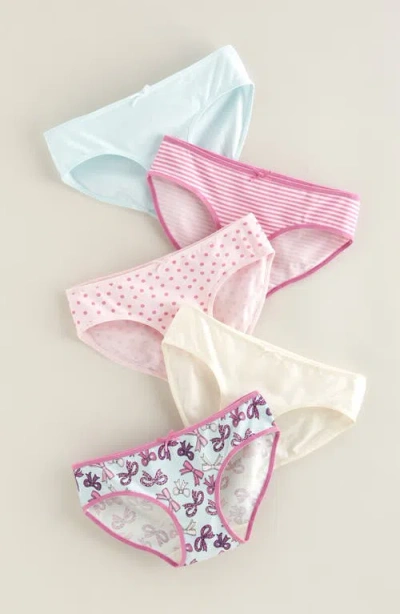 Nordstrom Kids' Assorted 5-pack Hipster Briefs In Multi
