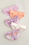 Nordstrom Kids' Assorted 5-pack Hipster Briefs In Multi