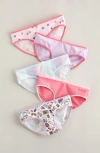 Nordstrom Kids' Assorted 5-pack Hipster Briefs In Multi