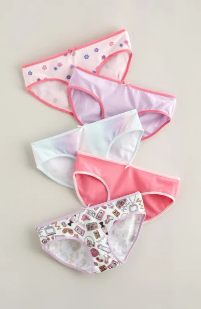Nordstrom Kids' Assorted 5-pack Hipster Briefs In Multi