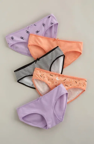 Nordstrom Kids' Assorted 5-pack Hipster Briefs In Multi