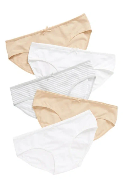 Nordstrom Kids' Assorted 5-pack Hipster Briefs In Multi