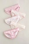 Nordstrom Kids' Assorted 5-pack Hipster Briefs In Multi