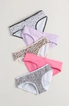Nordstrom Kids' Assorted 5-pack Hipster Briefs In Multi
