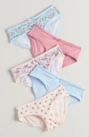 Nordstrom Kids' Assorted 5-pack Hipster Briefs In Multi