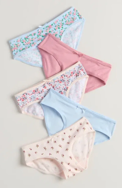 Nordstrom Kids' Assorted 5-pack Hipster Briefs In Multi