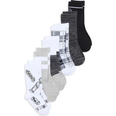 Nordstrom Kids' Assorted 6-pack Novelty Crew Socks In Multi