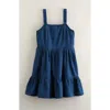 Nordstrom Kids' Bow Back Chambray Dress